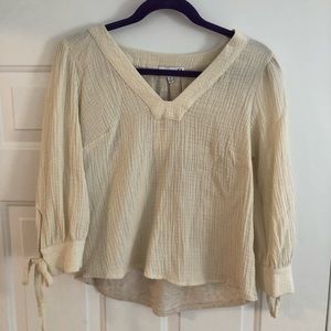 NWT XS Anthropologie RO&DE textured top